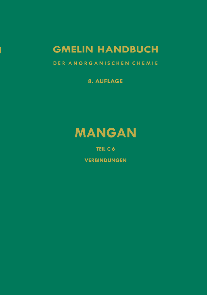 Verbindungen des Mangans mit Schwefel, Selen und Tellur
