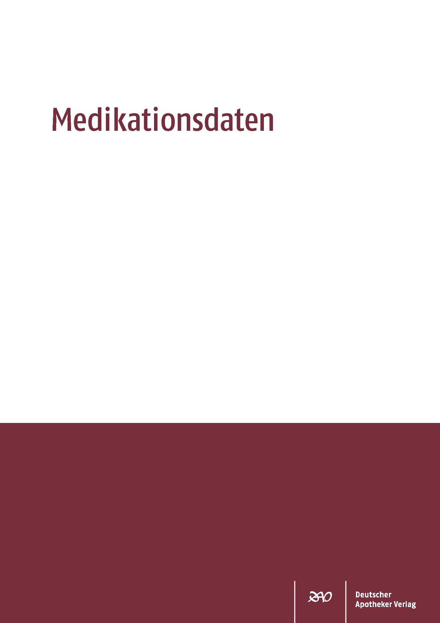 Medikationsdaten (Block mit 50 Blatt)