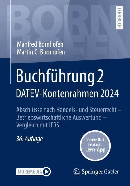 Buchführung 2 DATEV-Kontenrahmen 2024, m. 1 Buch, m. 1 E-Book