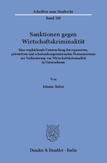 Sanktionen gegen Wirtschaftskriminalität.