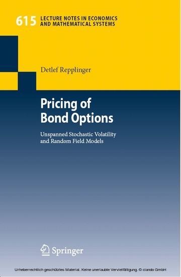 Pricing of Bond Options
