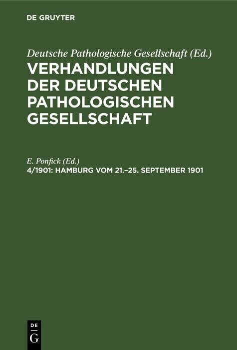 Hamburg vom 21.-25. September 1901