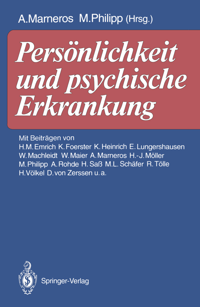 Persönlichkeit und psychische Erkrankung