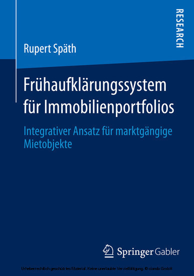 Frühaufklärungssystem für Immobilienportfolios