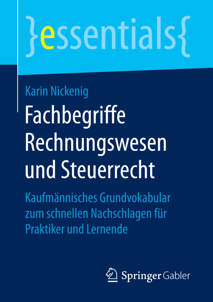 Fachbegriffe Rechnungswesen und Steuerrecht