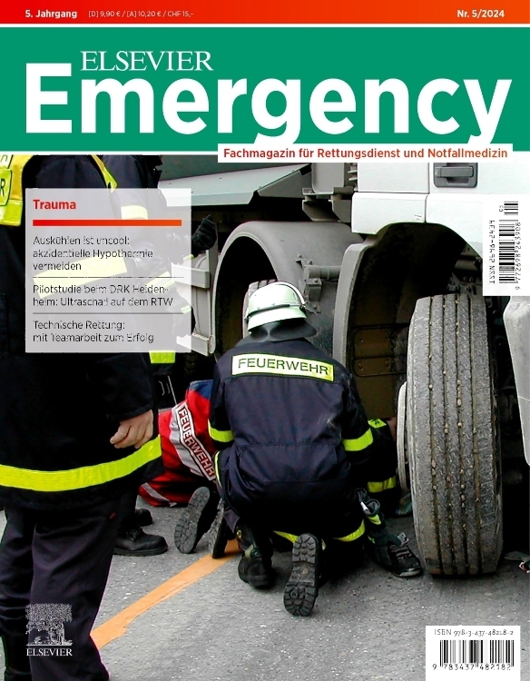 ELSEVIER Emergency. Trauma. 5/2024: Fachmagazin für Rettungsdienst und Notfallmedizin