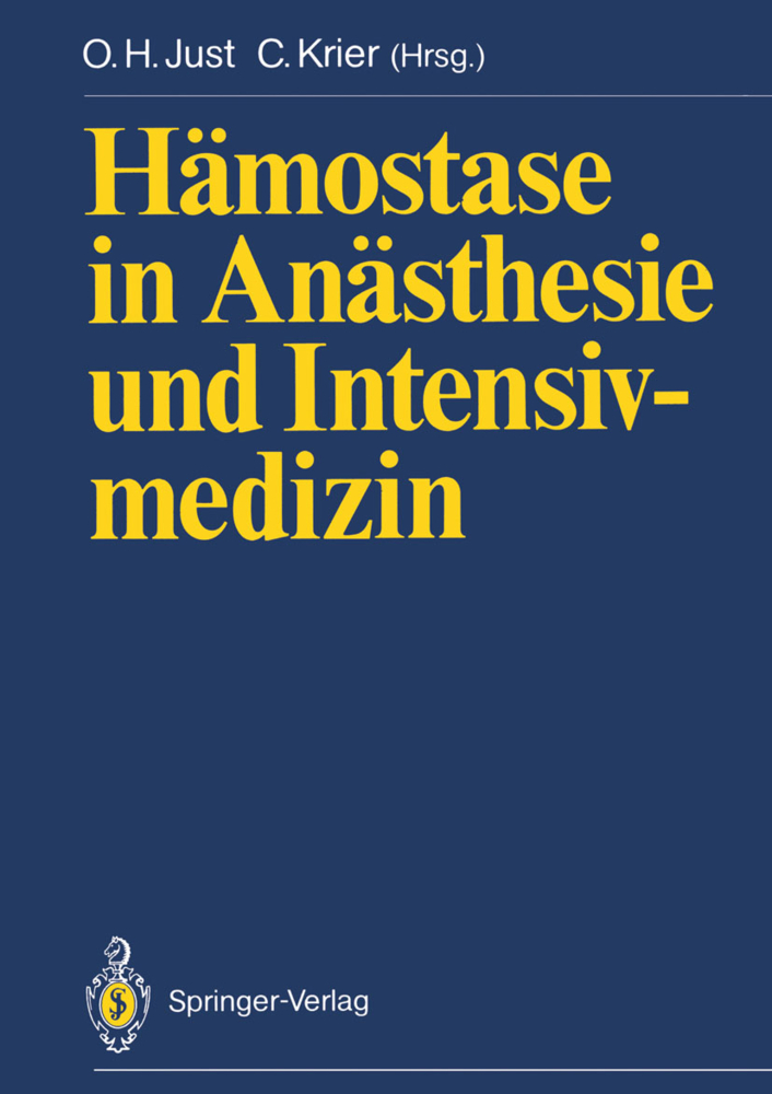 Hämostase in Anästhesie und Intensivmedizin