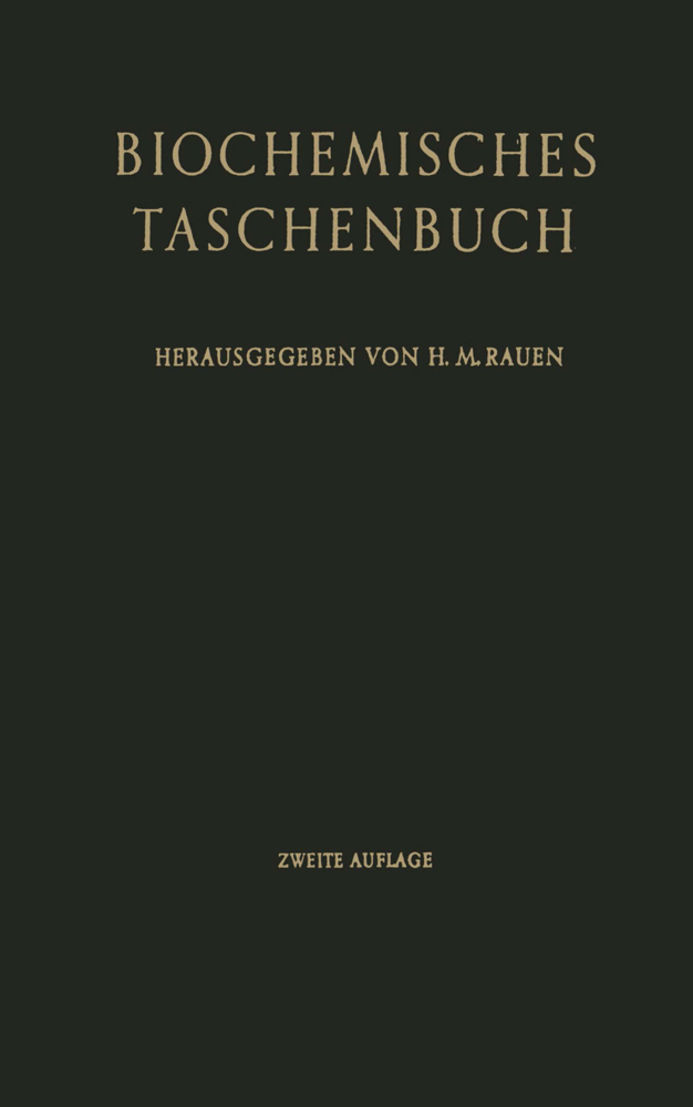 Biochemisches Taschenbuch, 4 Tle.