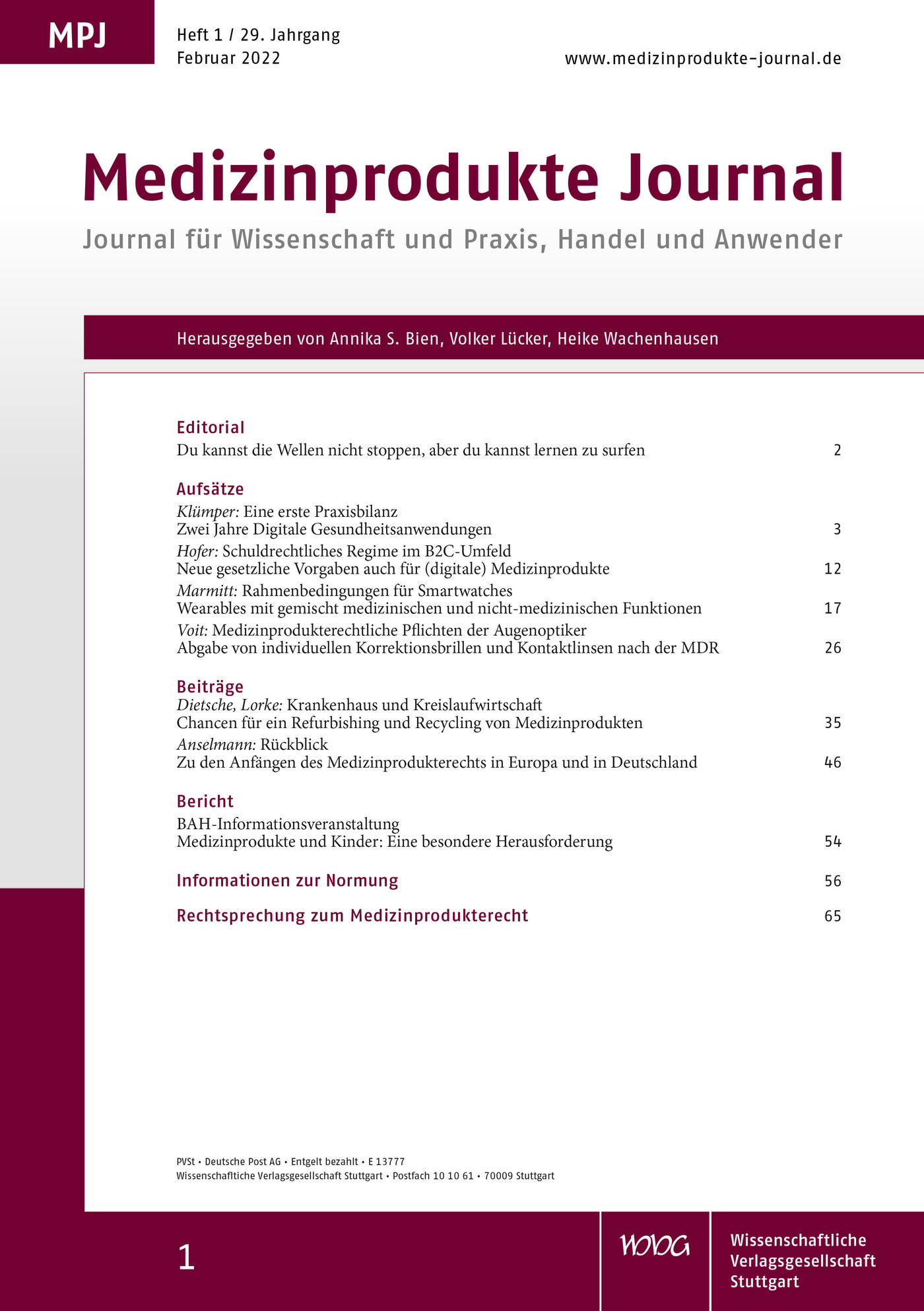 Medizinprodukte Journal