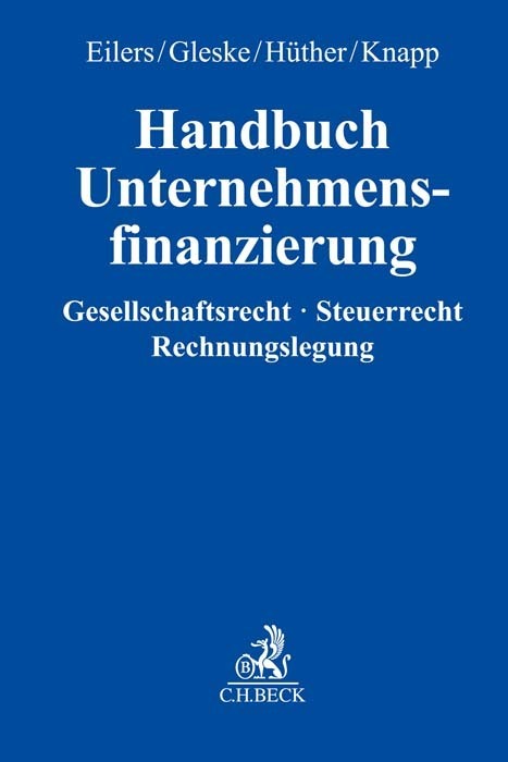 Handbuch Unternehmensfinanzierung
