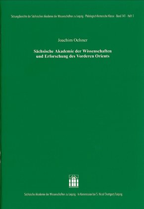 Sächsische Akademie der Wissenschaften und Erforschung des Vorderen Orients