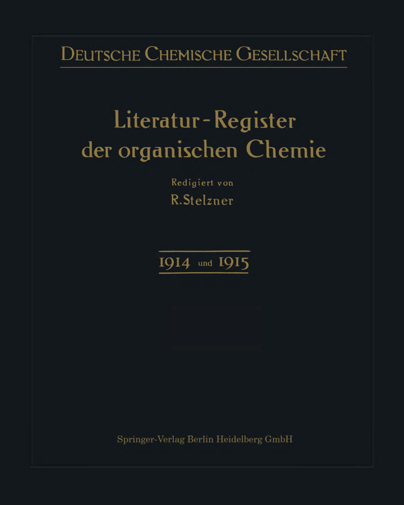 Literatur-Register der Organischen Chemie, 2 Tle.