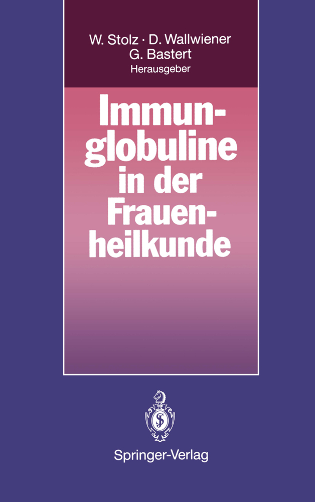 Immunglobuline in der Frauenheilkunde