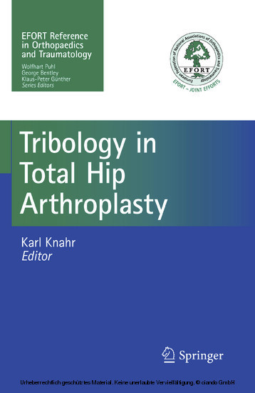 Tribology in Total Hip Arthroplasty
