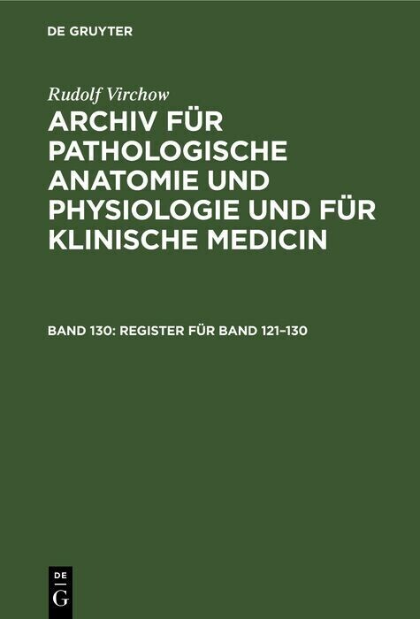 Register für Band 121-130