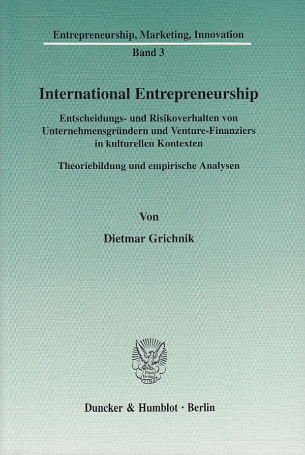 International Entrepreneurship.