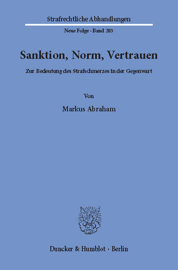 Sanktion, Norm, Vertrauen.