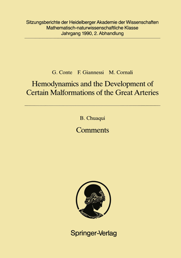 Hemodynamics and the Development of Certain Malformations of the Great Arteries. Comment