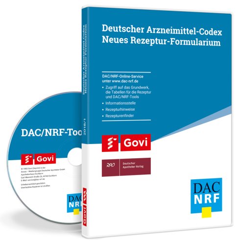 Deutscher Arzneimittel-Codex® / Neues Rezeptur-Formularium® (DAC/NRF) – DVD-ROM-Version
