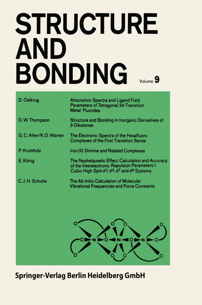 Structure and Bonding 9