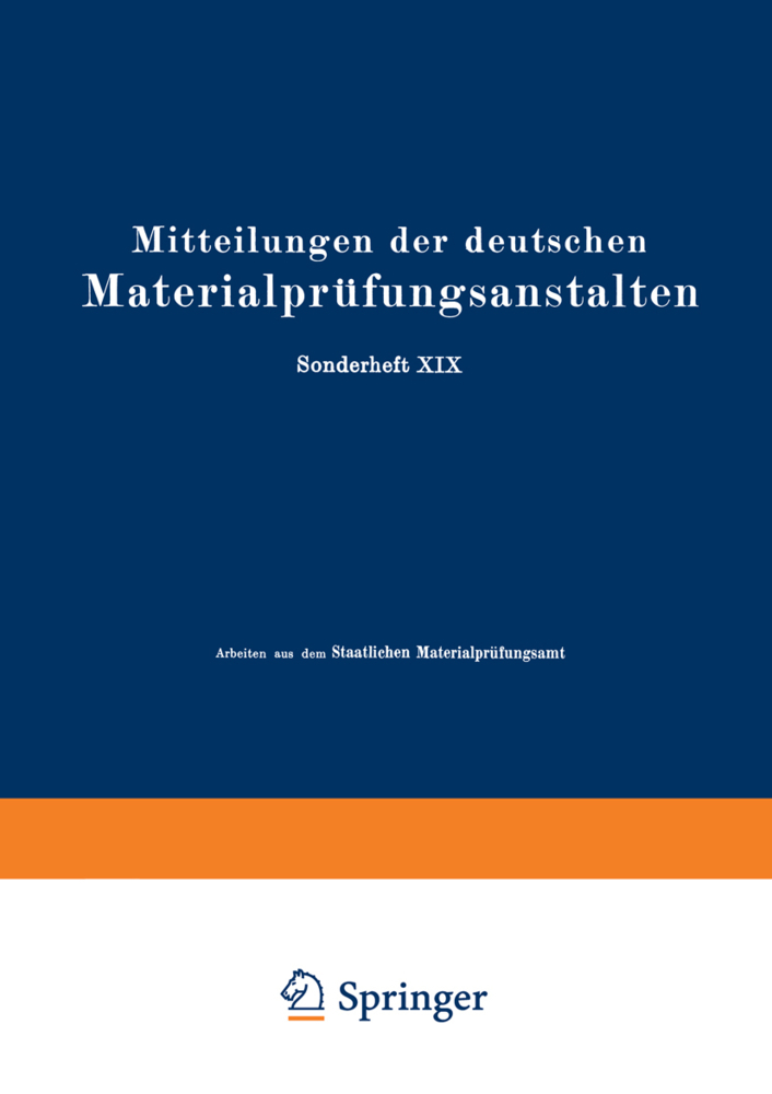 Mitteilungen der deutschen Materialprüfungsanstalten