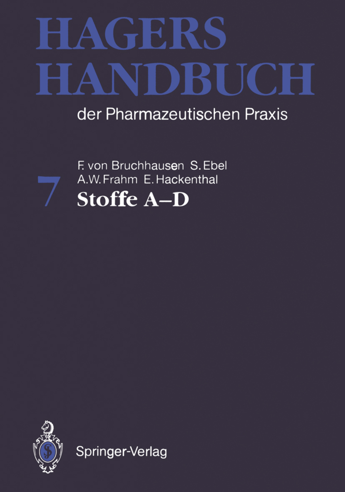 Hagers Handbuch der Pharmazeutischen Praxis, 3 Tle.