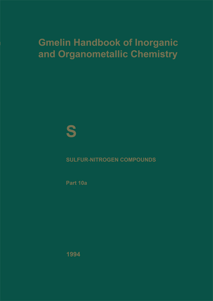 S Sulfur-Nitrogen Compounds