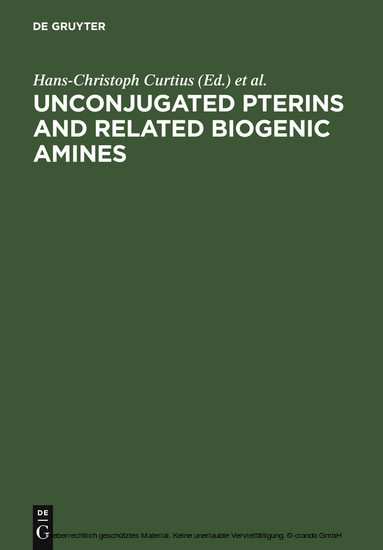 Unconjugated pterins and related biogenic amines