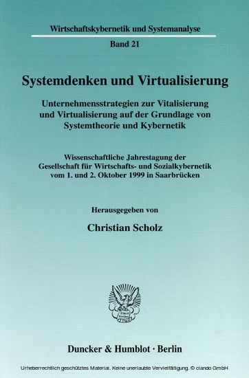 Systemdenken und Virtualisierung.
