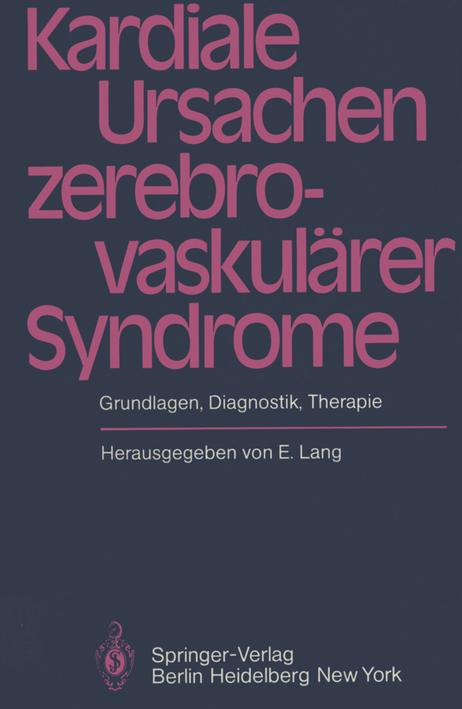 Kardiale Ursachen zerebrovaskulärer Syndrome